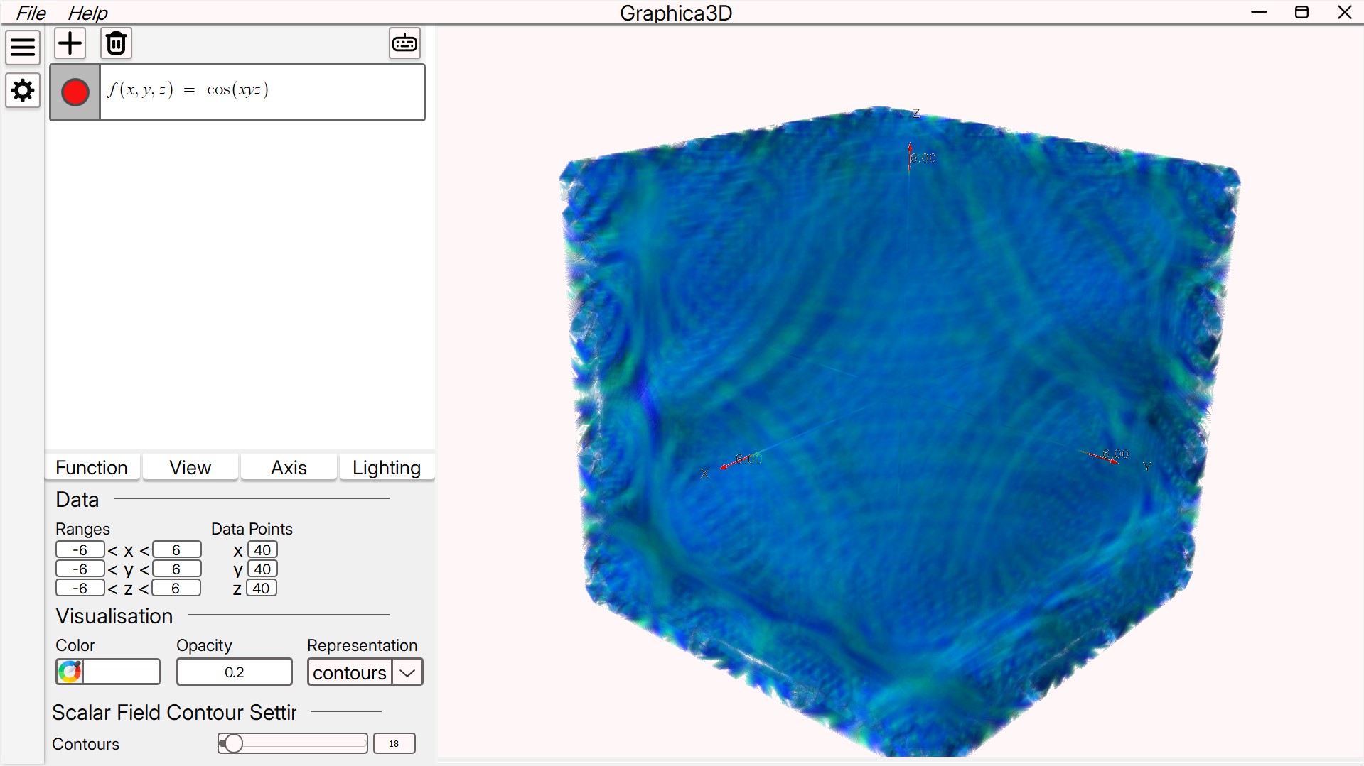 3d scalar function